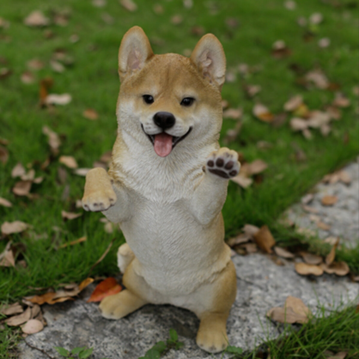 ウービア 手をあげる柴犬の置物H21048 | Costco Japan