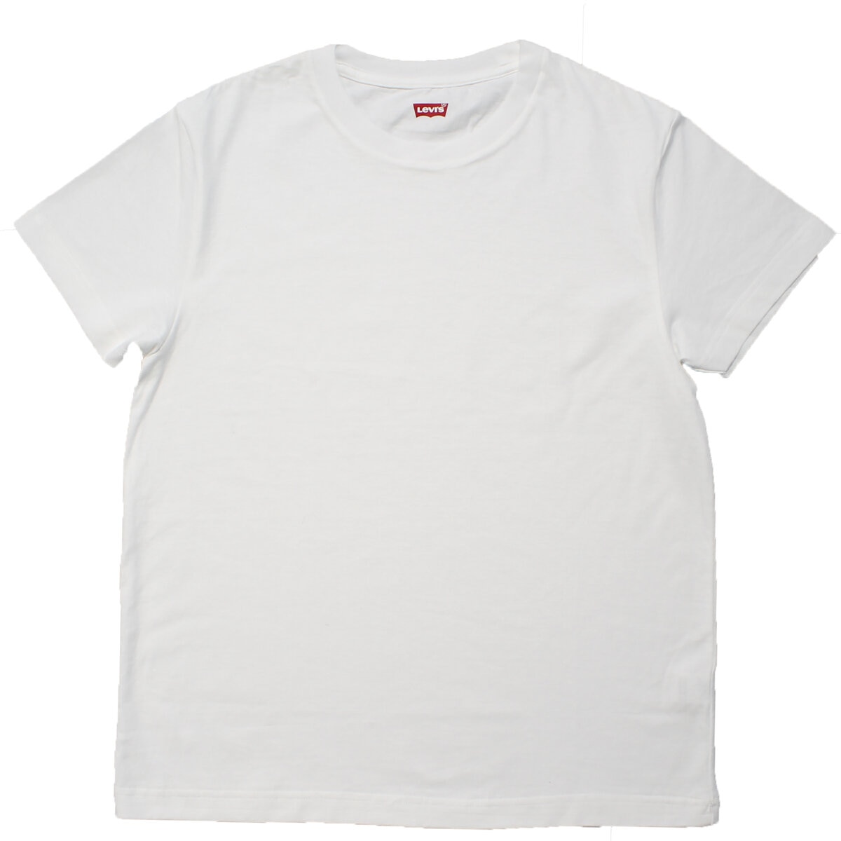 リーバイス メンズ クルーネック Tシャツ 3枚組  ホワイト S