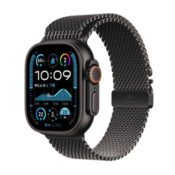 Apple Watch Ultra 2（GPS + Cellularモデル）- 49mmブラックチタニウムケース + ミラネーゼループ