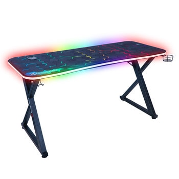 X Rocker Pulsar MAX RGB LED Gaming Desk