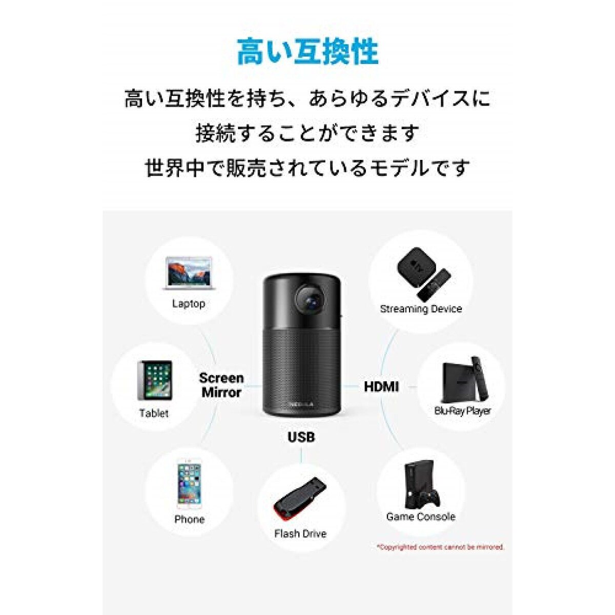 Anker モバイルプロジェクター Nebula Capsule Pro | Costco Japan