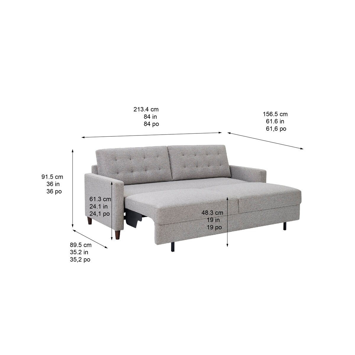 LILIAN AUGUST 布製ソファーベッド LILIAN AUGUST 布製ソファーベッド