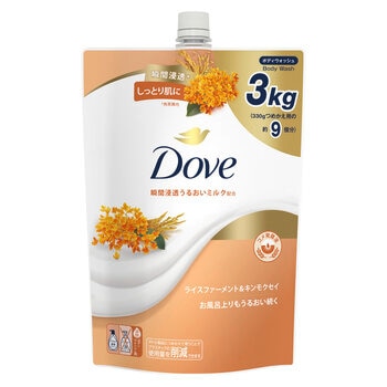 Dove (ダヴ) ボディウォッシュ ライスファーメント＆キンモクセイ 詰替え用 3kg