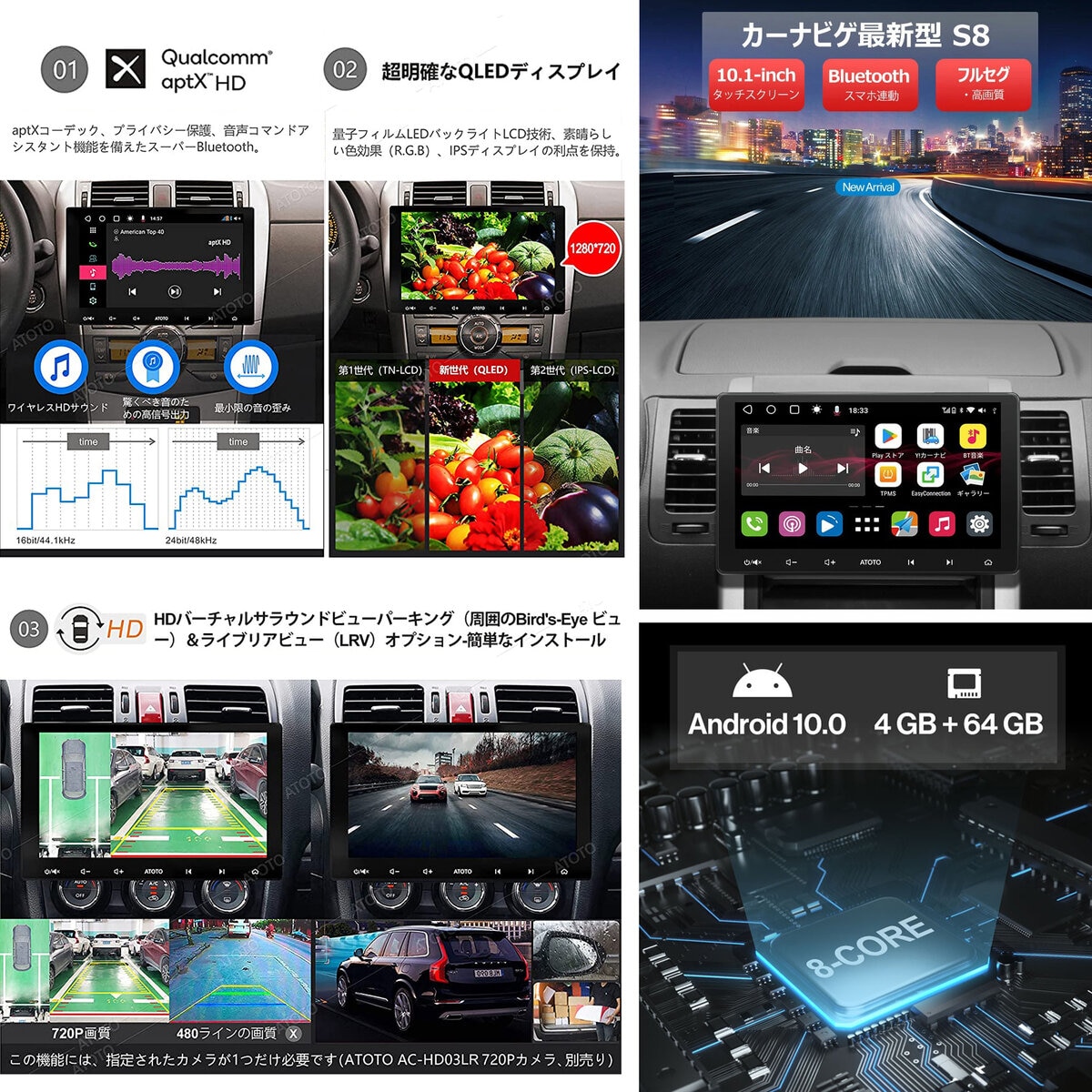 ATOTO S8 Professional 10”ディスプレイオーディオ | Costco Japan