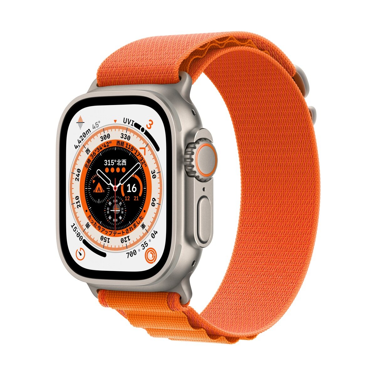 Apple Watch Ultra GPS+Cellular モデル 49mm チタニウムケースと