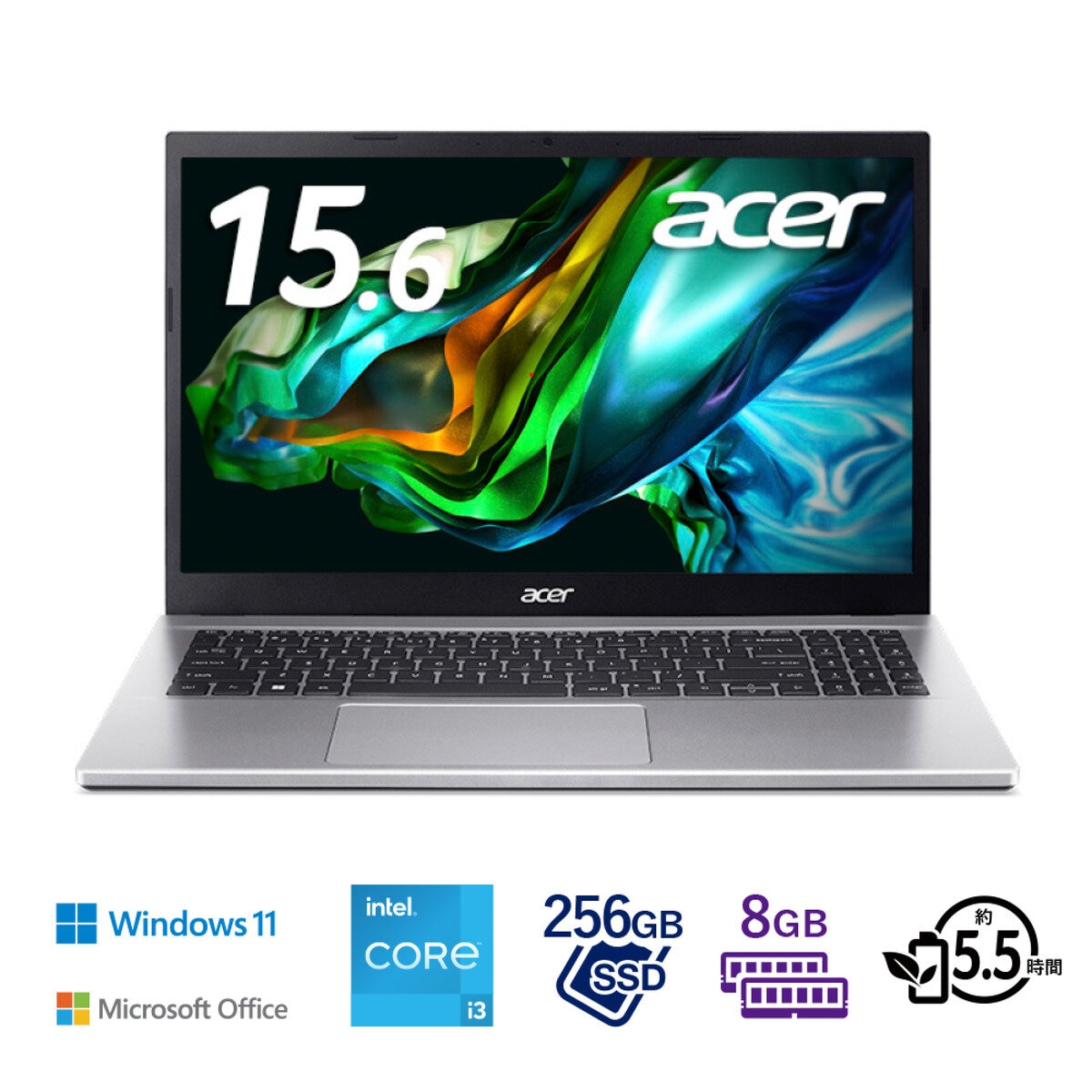 ACER 15.6インチ ノートPC ASPIRE 3 A315-59-H38U/F