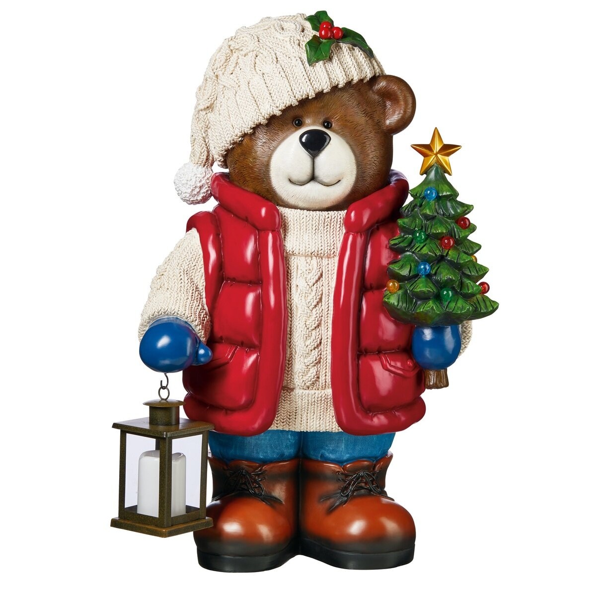 コストコクリスマス　クマのグリーター　64センチ
