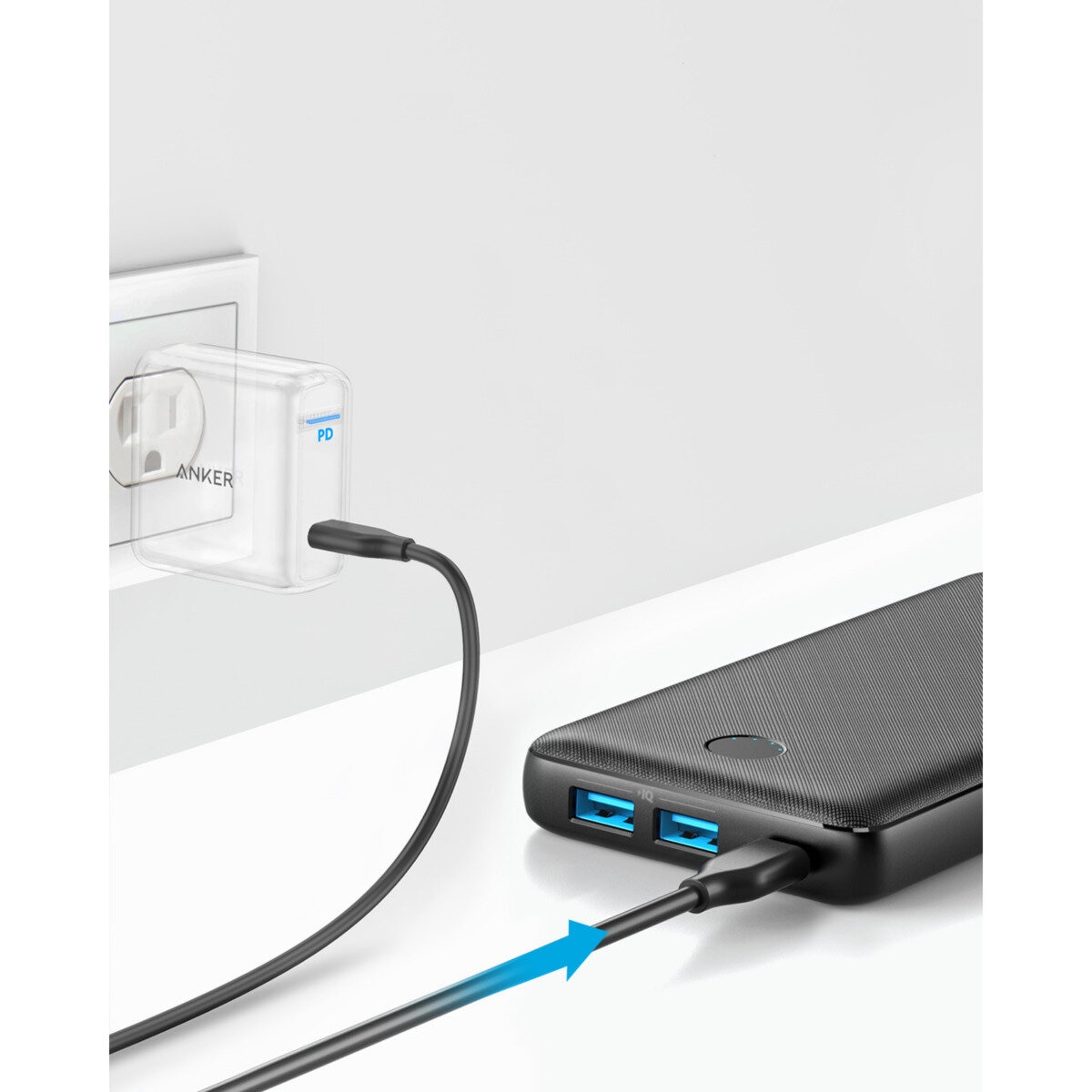 Anker PowerCore III 20000 モバイルバッテリー 20000mAh ホワイト A1364N21