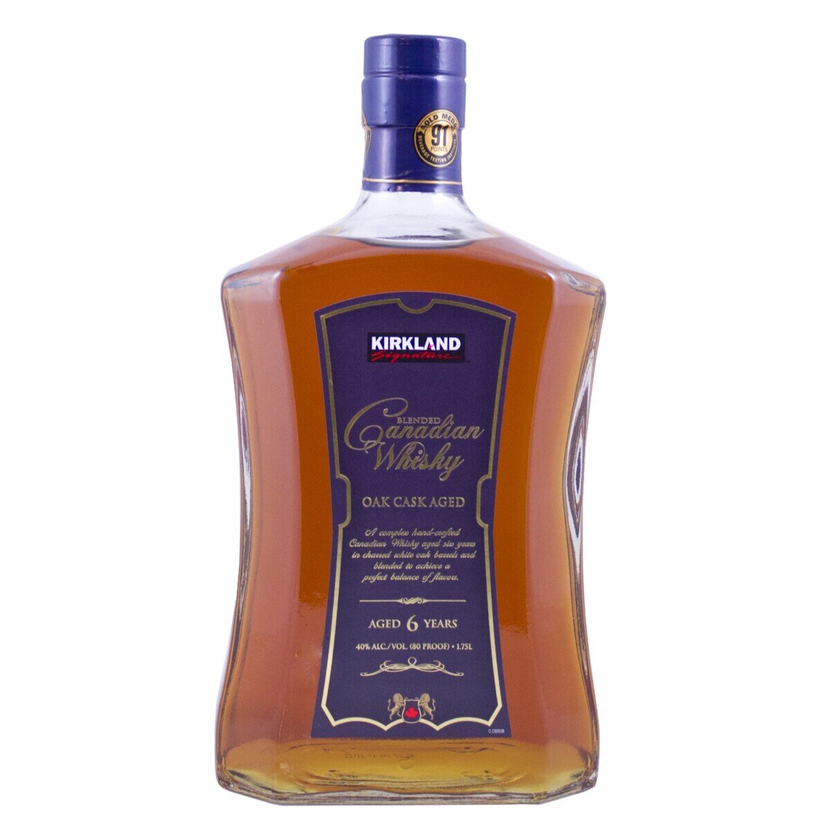 カークランド シグネチャー カナディアン ウイスキー 1750 ml | Costco