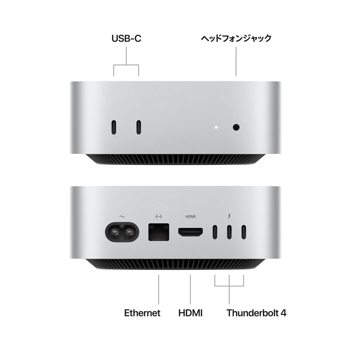 Apple Mac mini M4 10コアCPU&10コアGPU/24GBメモリ/512GB SSD/MCYT4J/A