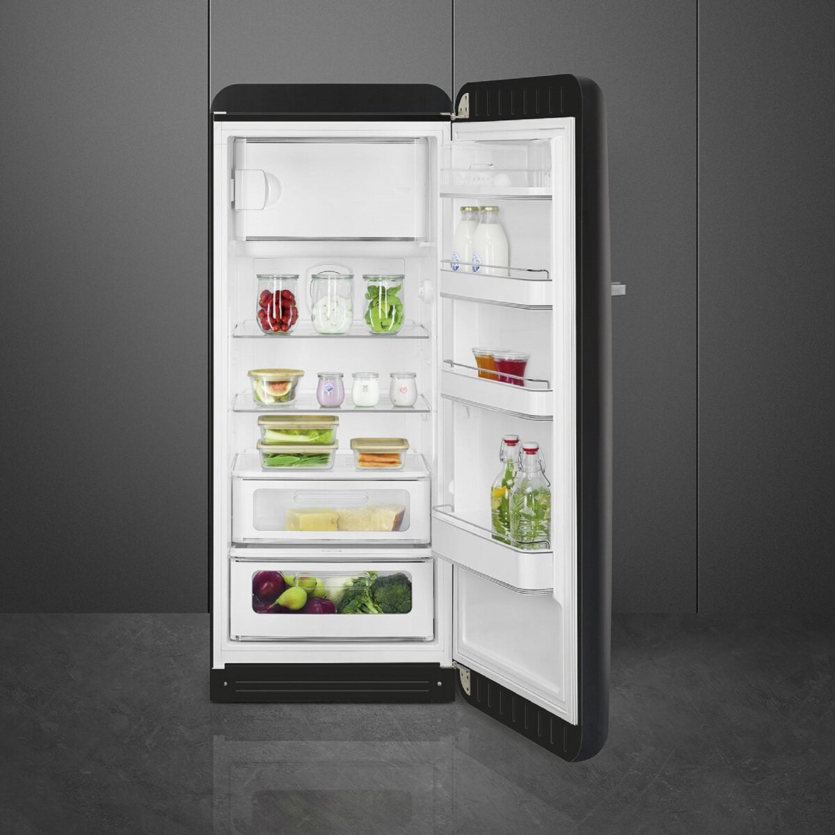 smeg 270L 冷蔵庫 FAB28RDBB5JP ブラックボード | Costco Japan