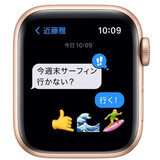 Apple Watch SE GPS 40mm ゴールド アルミニウムケース スターライトスポーツバンド