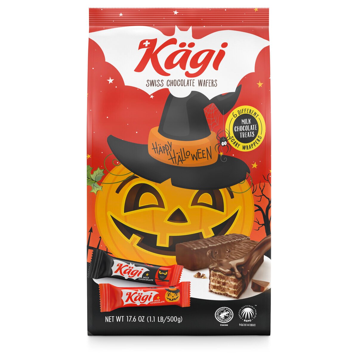 カーギ スイスチョコレートウエハース ハロウィンバッグ 500g Costco Japan