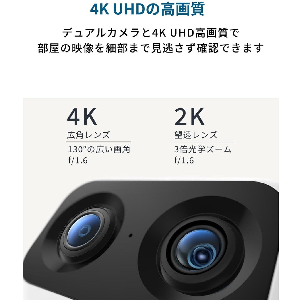 Anker（アンカー）Eufyセキュリティカメラ インドアカメラ S350（Wi-Fi 屋内カメラ) T8416521