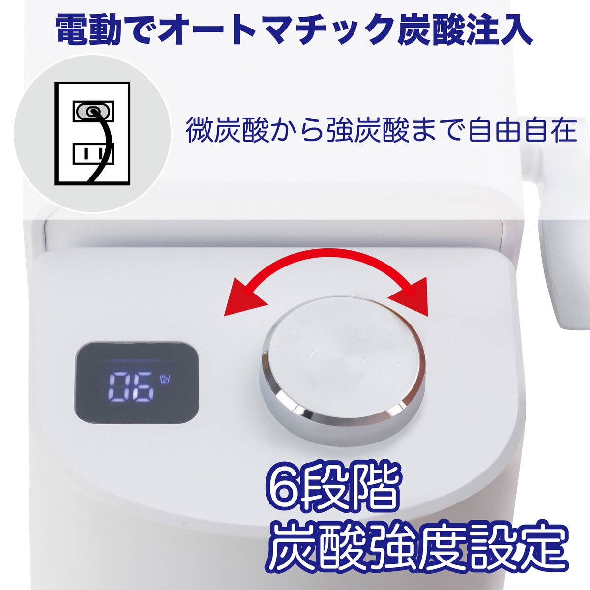 ドリンクメイト 家庭用炭酸飲料メーカー 電動モデル SERIES631（注意
