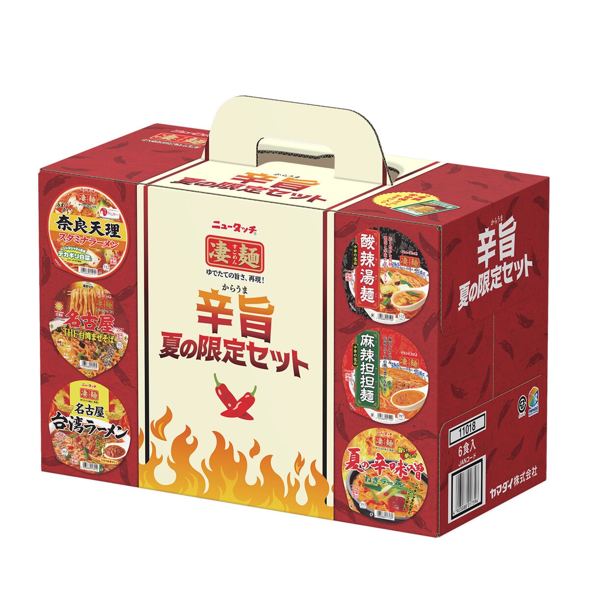 ニュータッチ凄麺　辛旨セット 6種入り