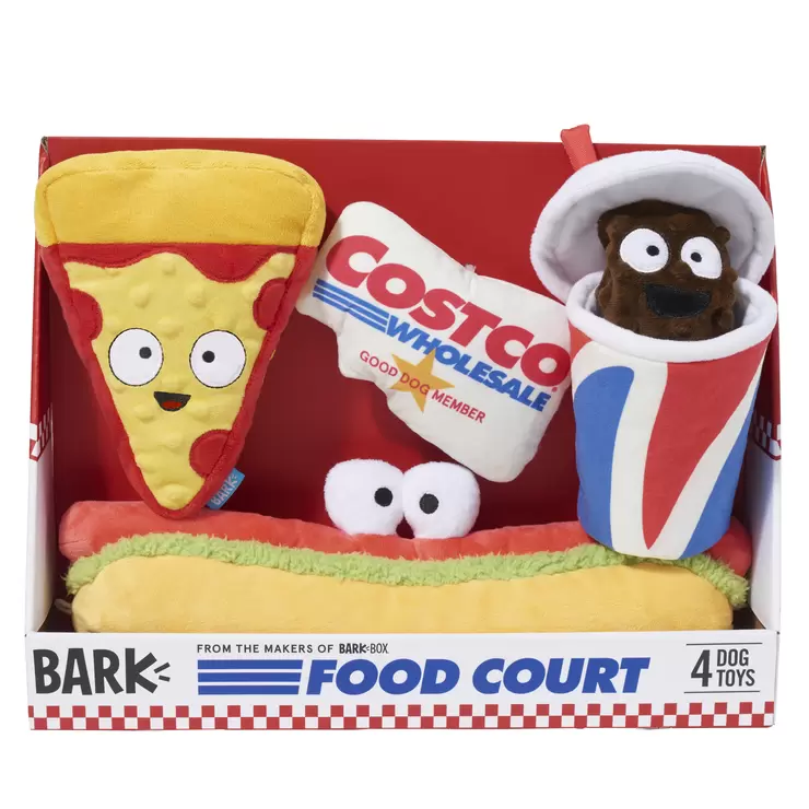 バーク コストコ フード コート ペット用おもちゃ 4個セット Costco Japan