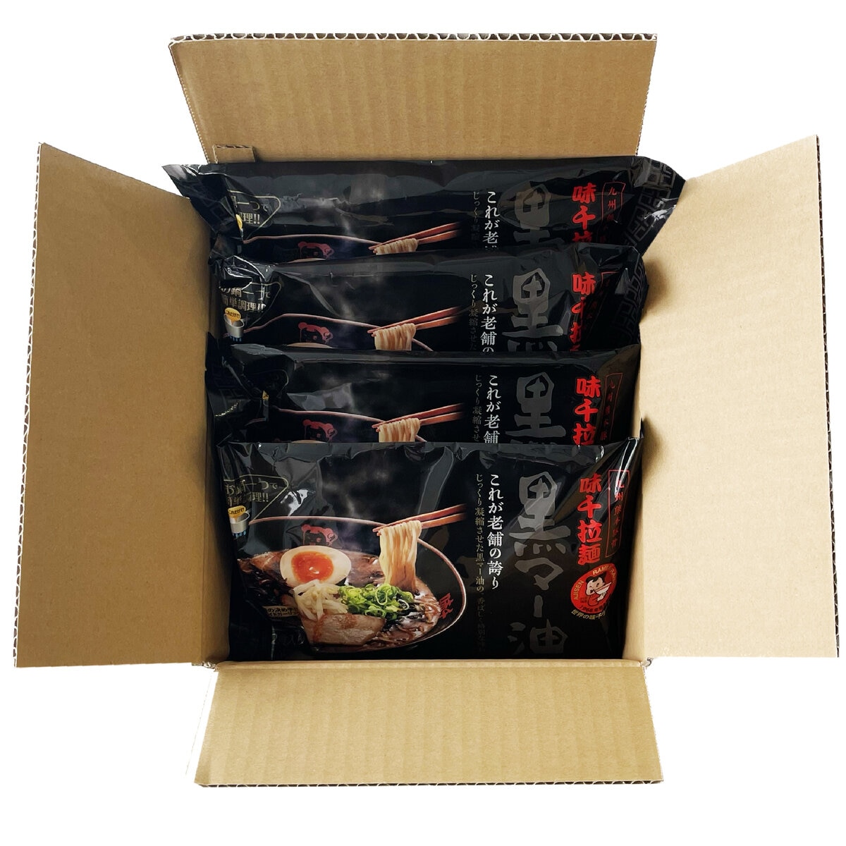 AJISEN RA-MEN WITH BLACK GARLIC OIL 8PACKS