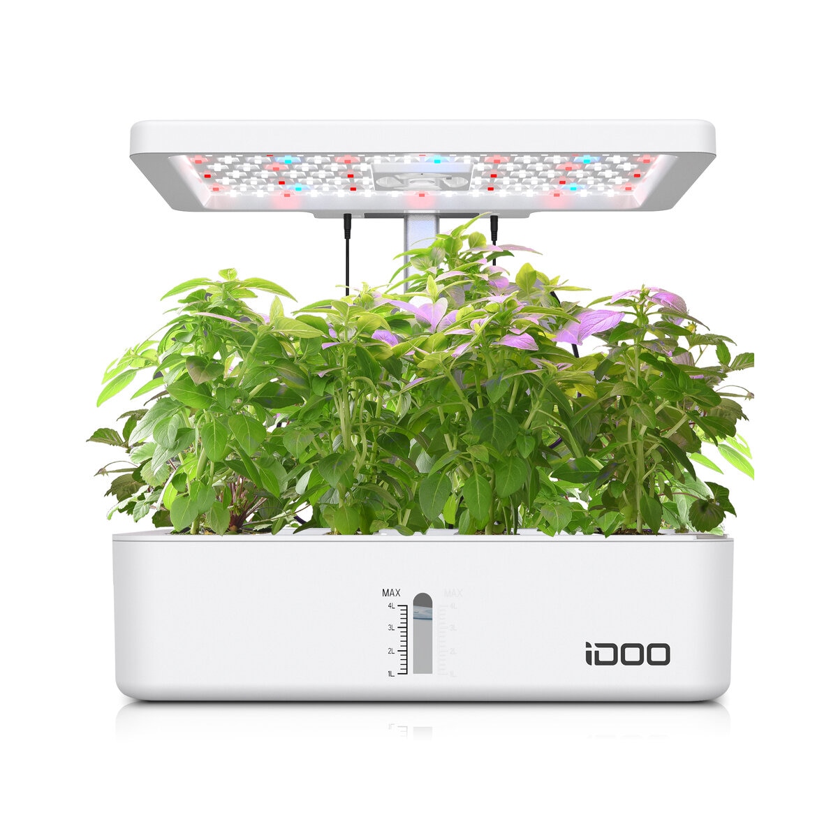 iDOO 水耕栽培キット 12株用 LEDライト付き IG301 - ホワイト iDOO 水耕栽培キット 12株用 LEDライト付き IG301 - ホワイト