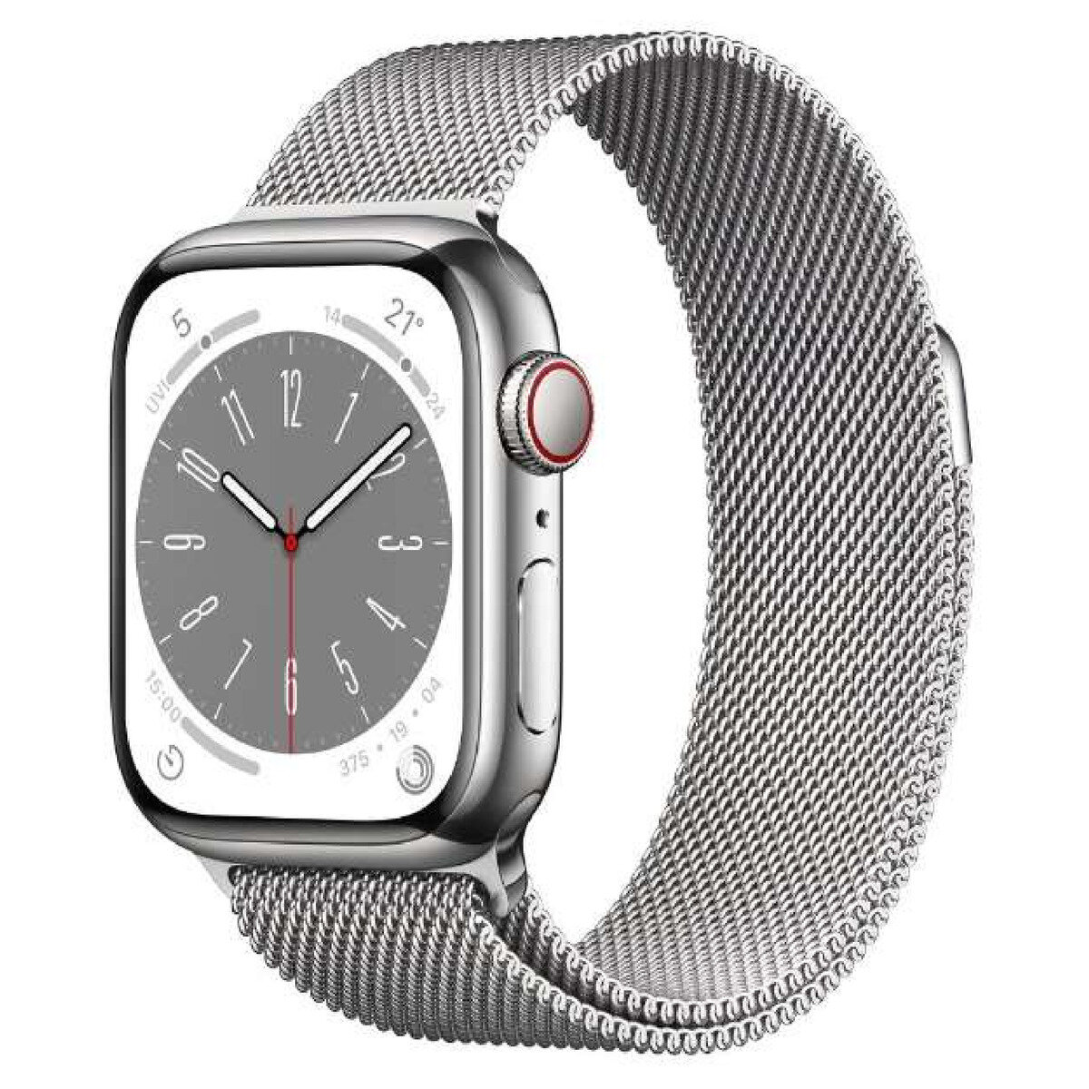 Apple Watch Series8 GPS+Cellular 41mm シルバーステンレススチール 