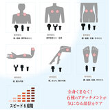 NOVA ハイファイブ フラットヘッド マッスルガン ブラック VMG1005 ...