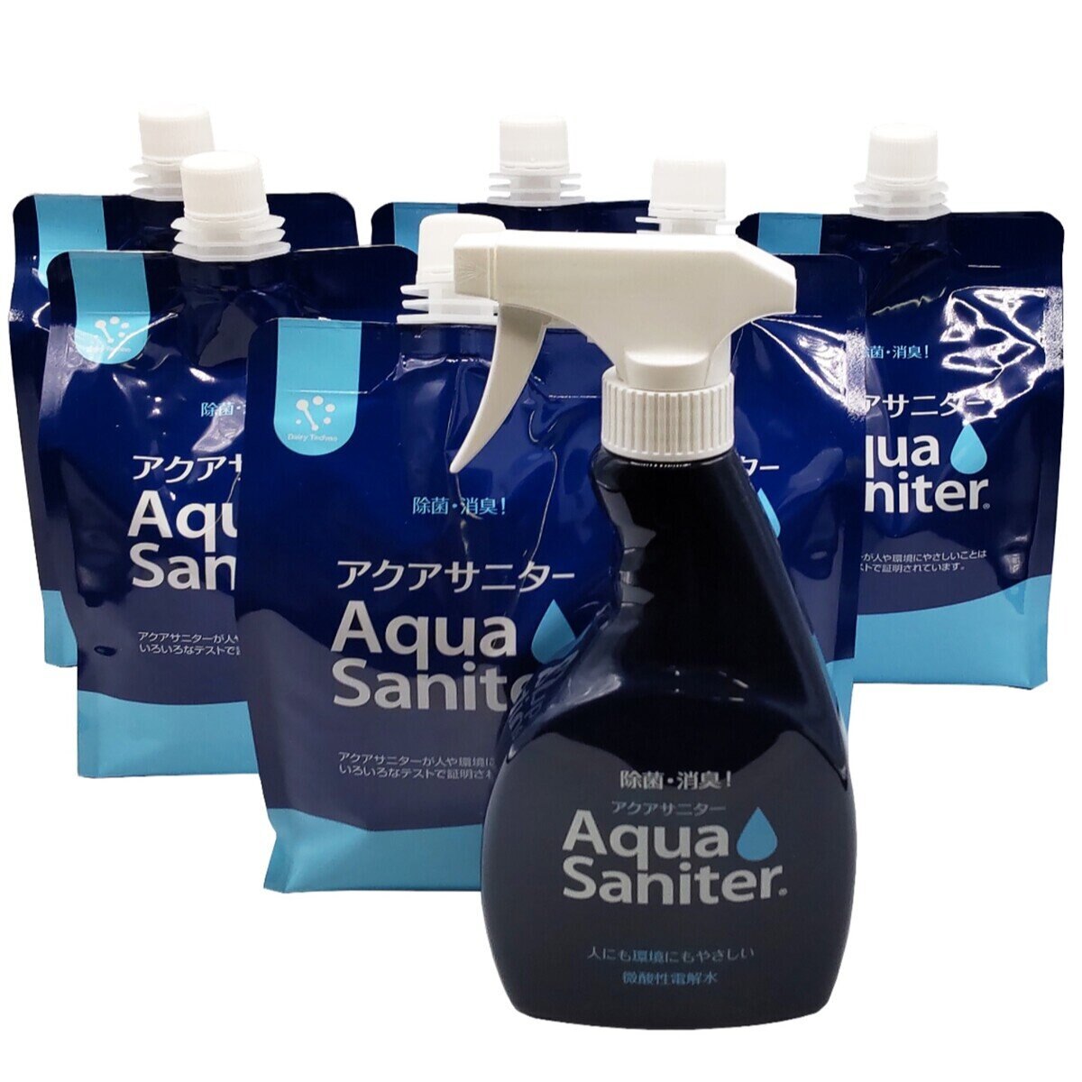 アクアサニター 詰替え1L x 6パック （本体ボトル付き） | Costco Japan