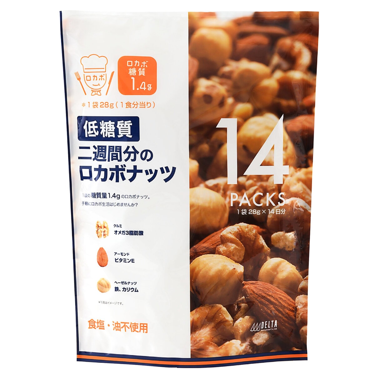 デルタ 14日間のロカボナッツ 28g X 14 袋 | Costco Japan