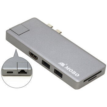 MOBO マルチポートドック  Dual USB-C Dock + LAN