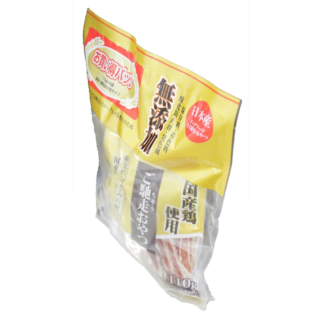 ご馳走おやつ 国産鶏ささみ鱈サンド 110ｇ X 4パック | Costco Japan