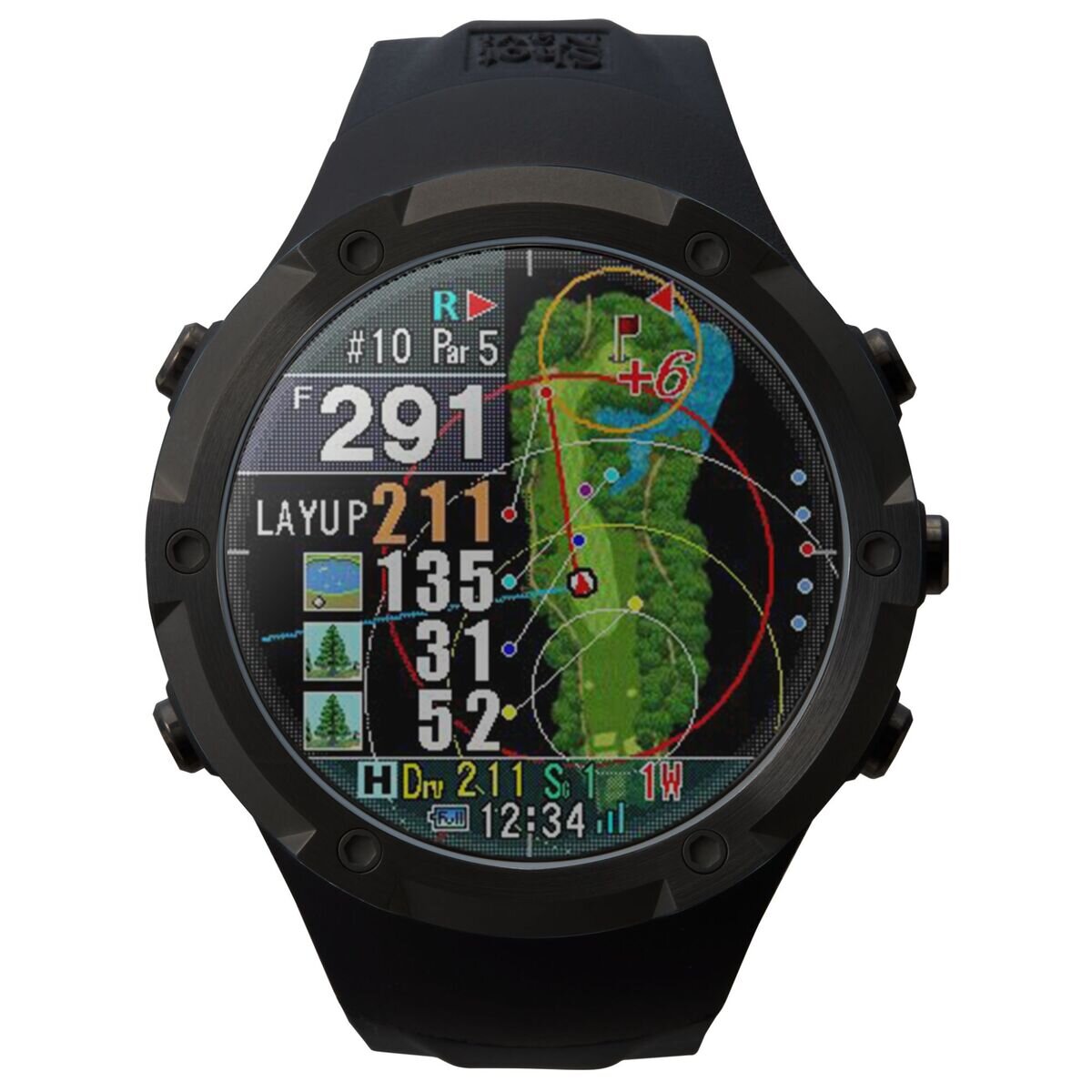 ショットナビ エボルブ プロ GPS ゴルフナビウォッチ 腕時計タイプ
