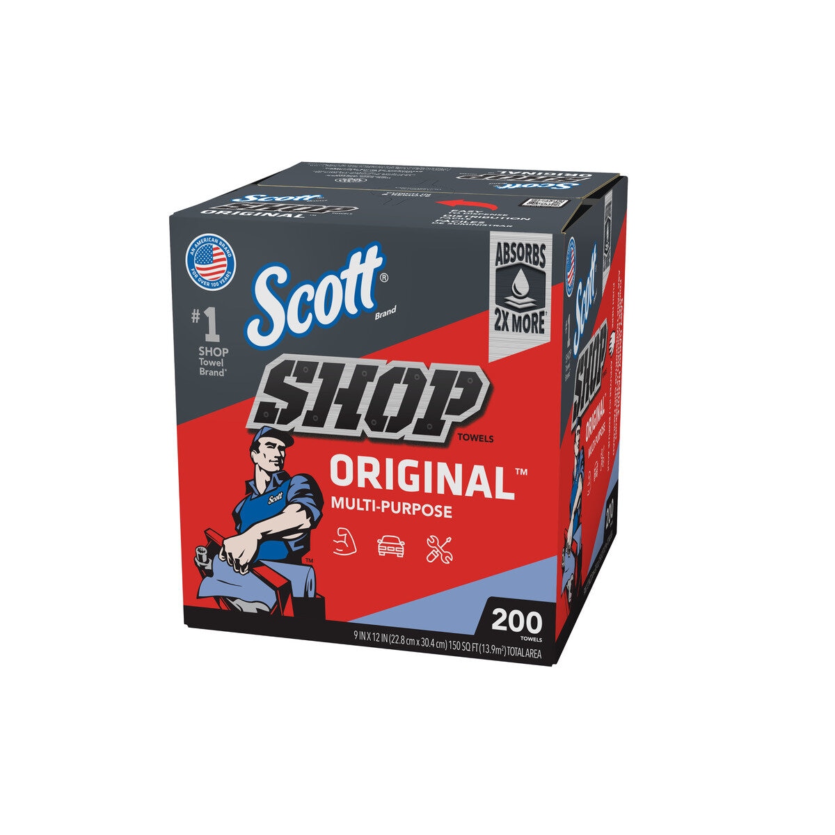 スコット ショップタオル ブルー ボックス 200枚 | Costco Japan