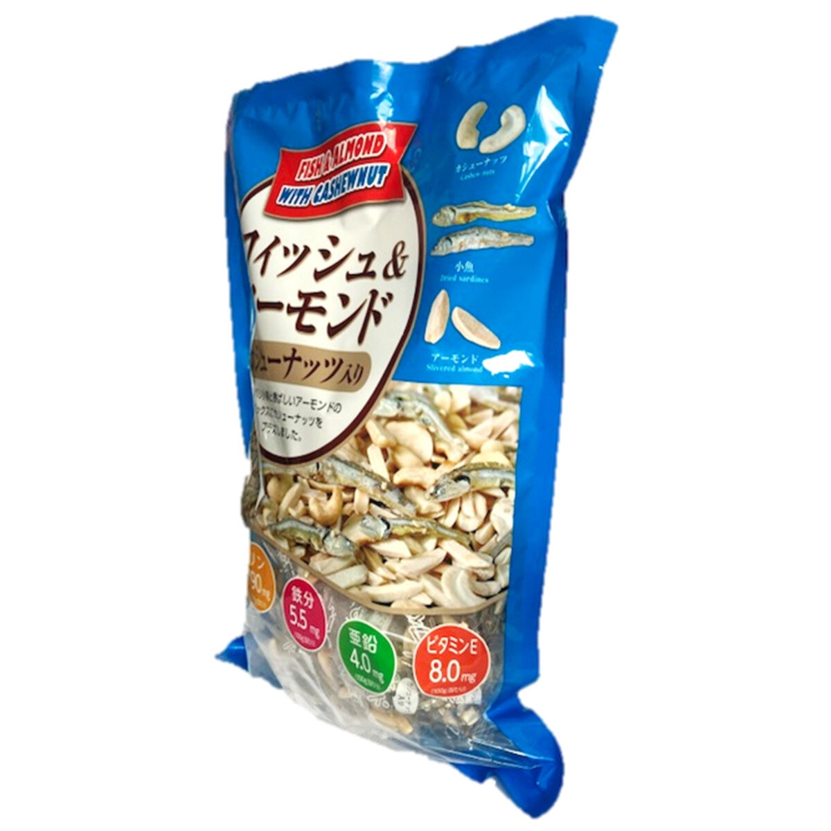 フィッシュ＆アーモンド（カシューナッツ入り） 420ｇ - 豆菓子