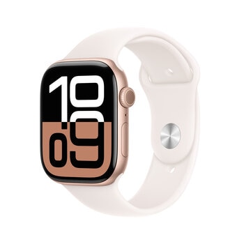 Apple Watch Series 10（GPSモデル）- 46mmローズゴールドアルミニウムケース