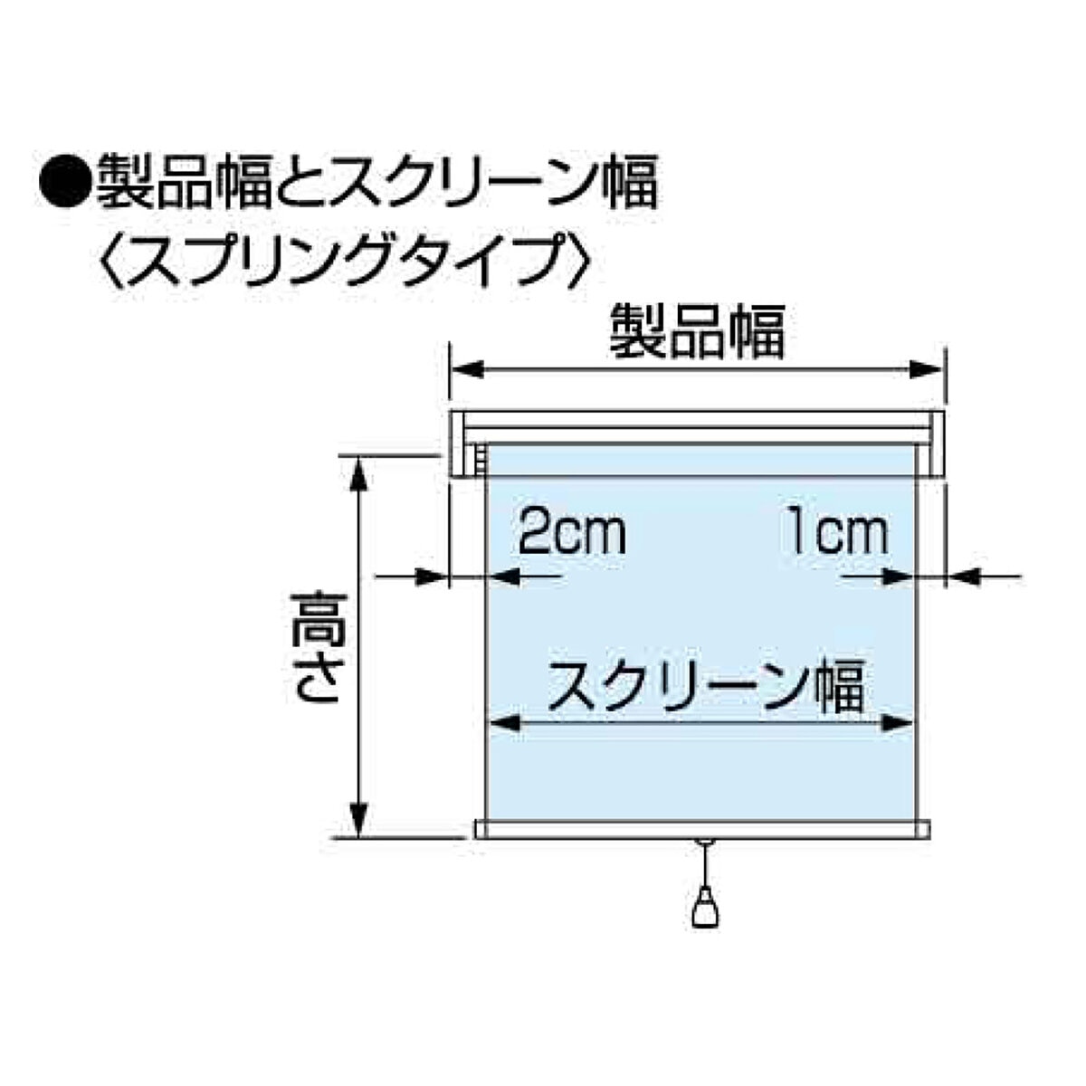 トーソー ロールスクリーン ラビータ 90 cm x 200 cm プレーン