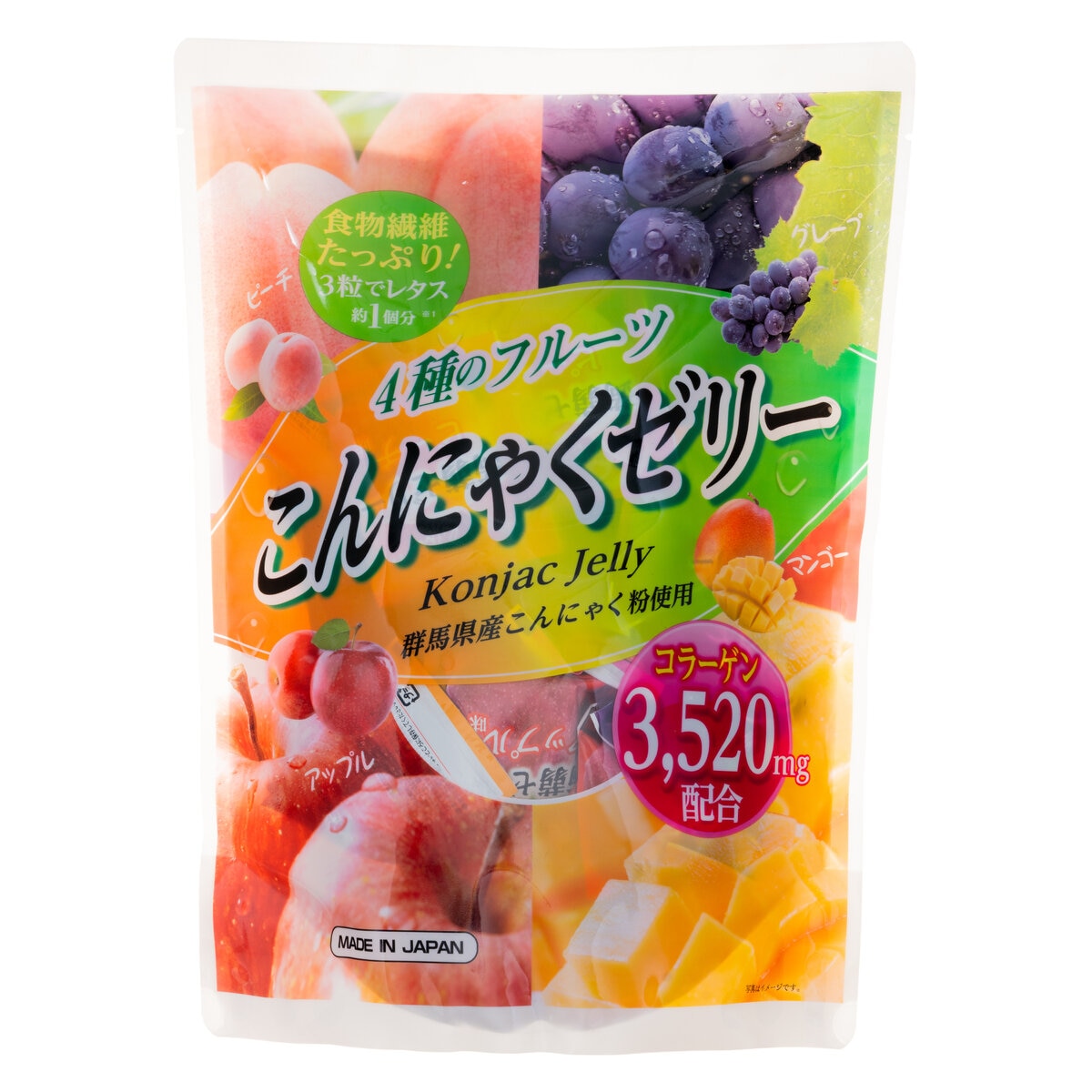 4種のフルーツ こんにゃくゼリー 64個入り Costco Japan