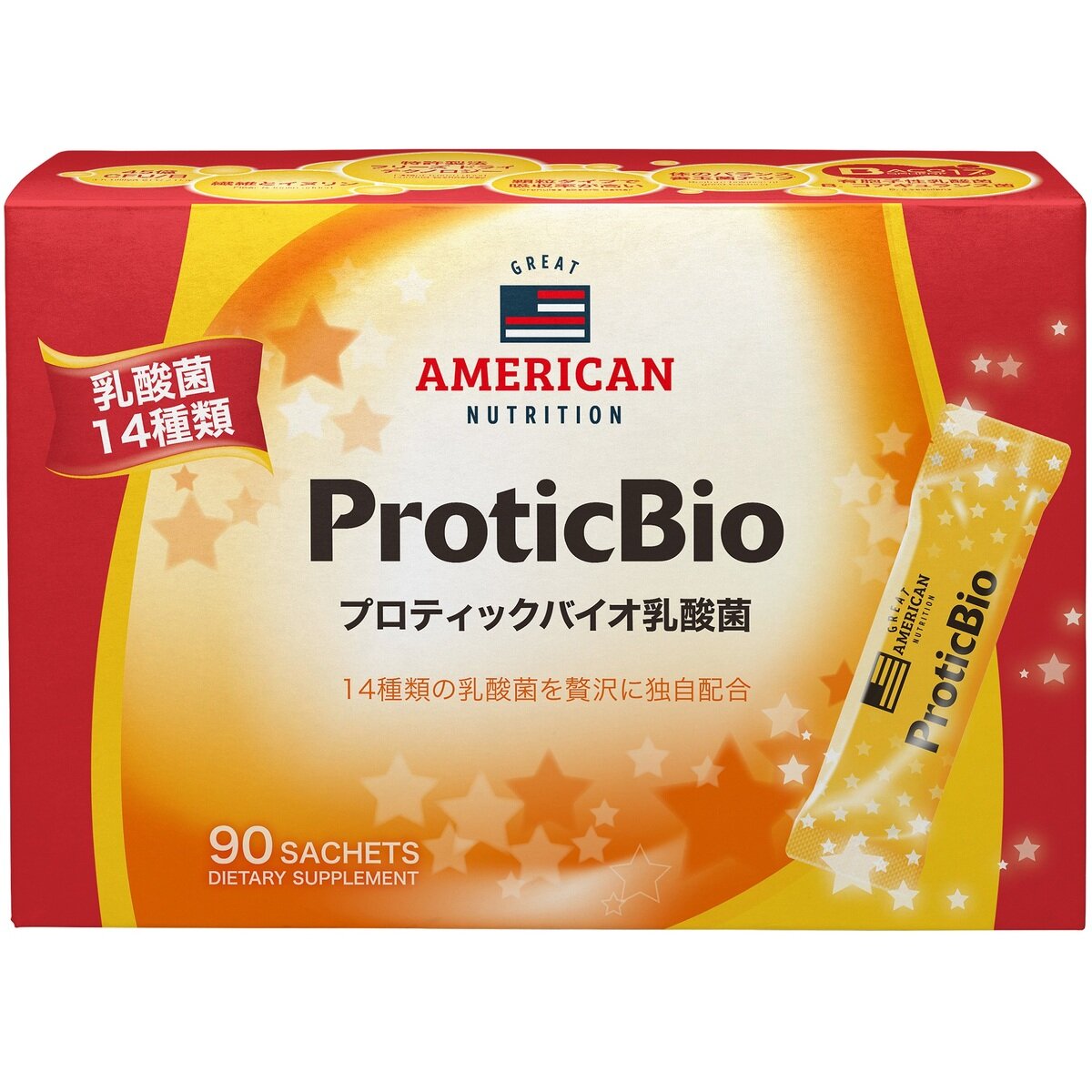 プロティックバイオ乳酸菌 3g スティック x 90 包　コストコ