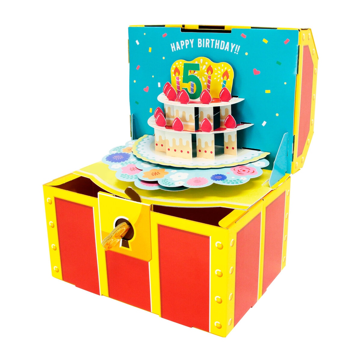 giftool 宝箱 誕生日（ケーキ）Mサイズ x 5