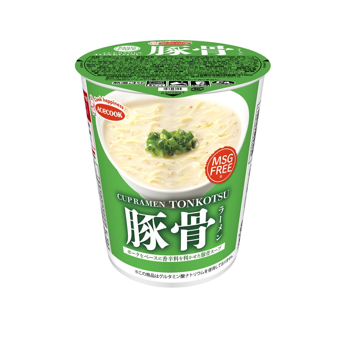 エースコック Msgフリー カップラーメン 豚骨味 12食 Costco Japan