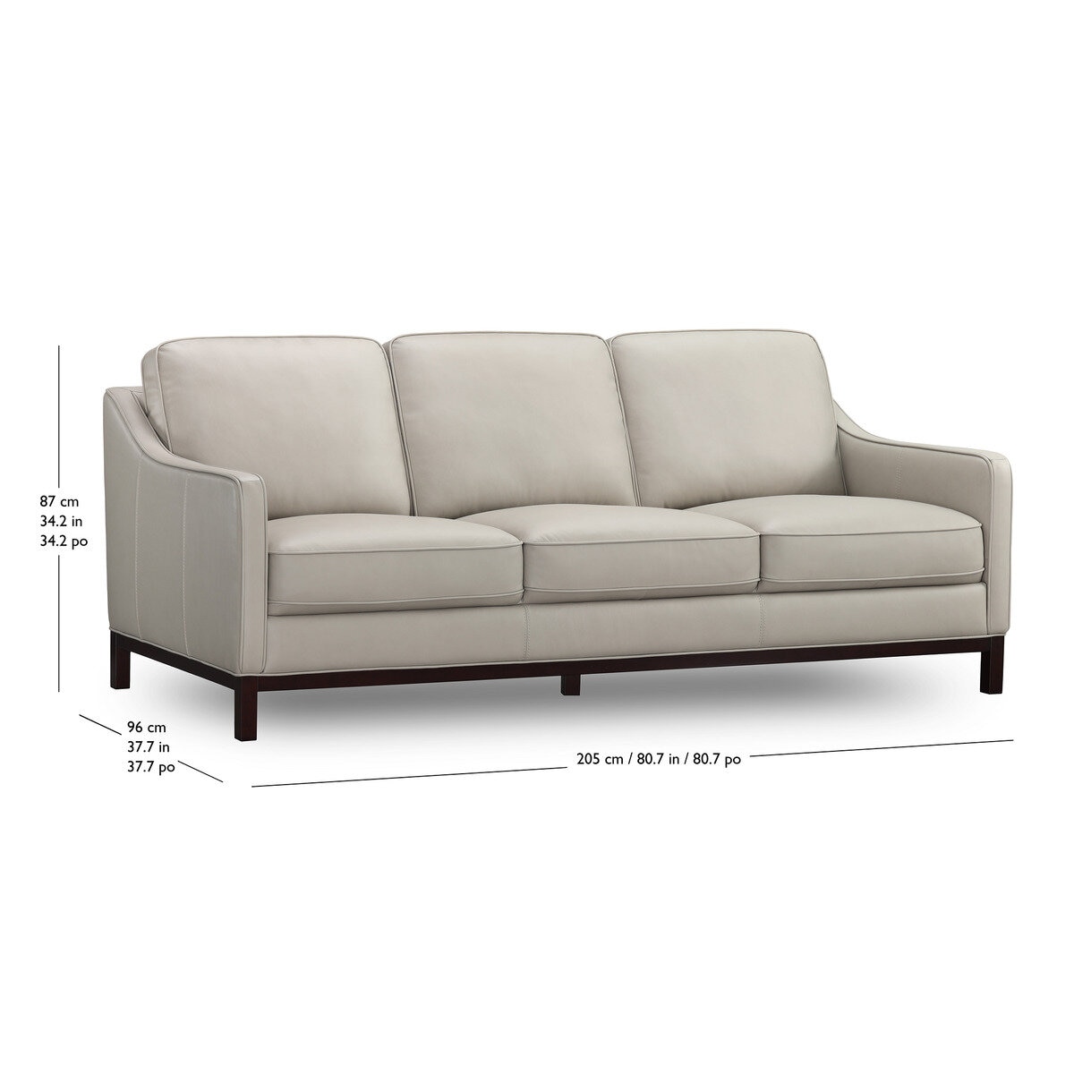 CONCISE LEATHER SOFA