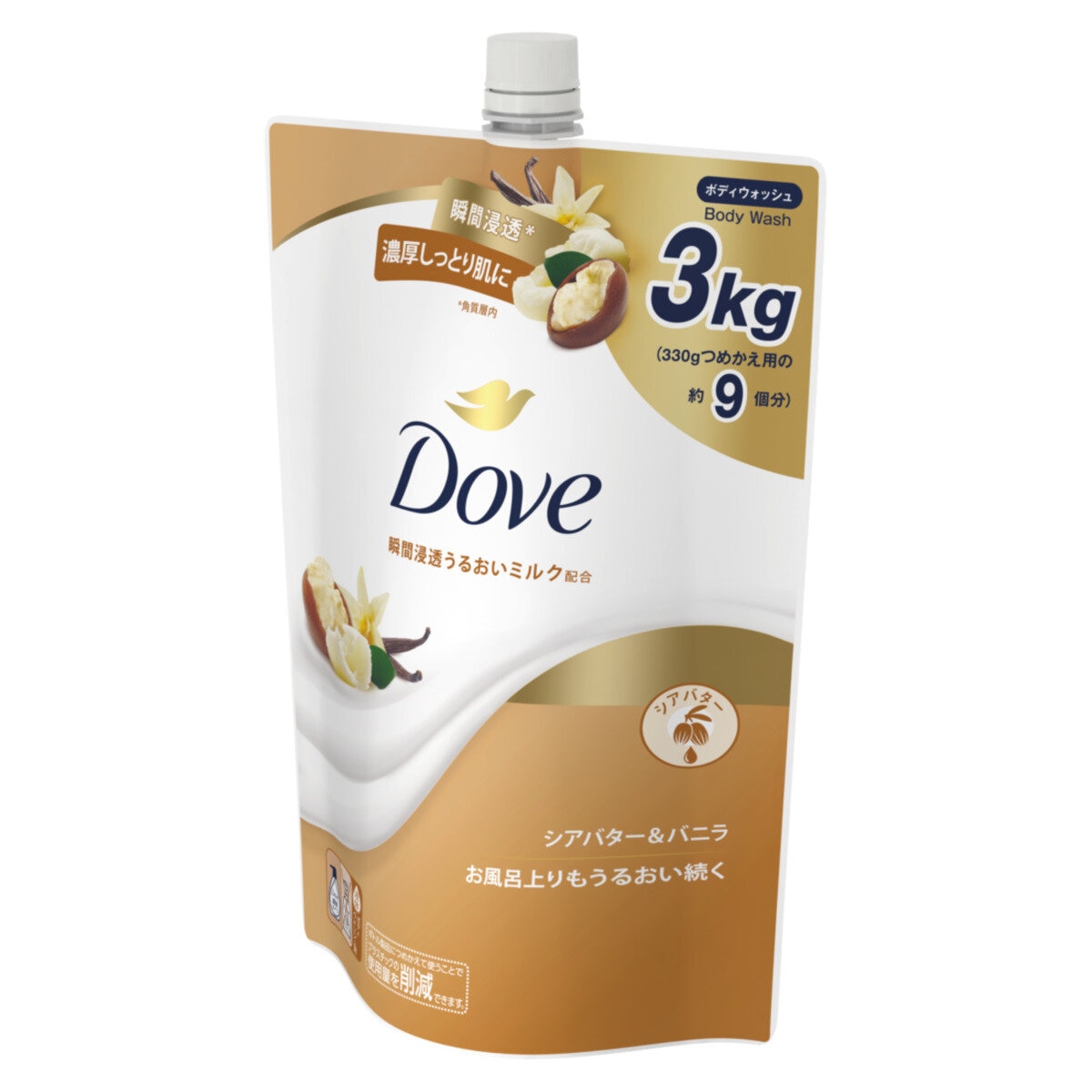 Dove (ダヴ) ボディウォッシュ シアバター 詰替え用 3㎏