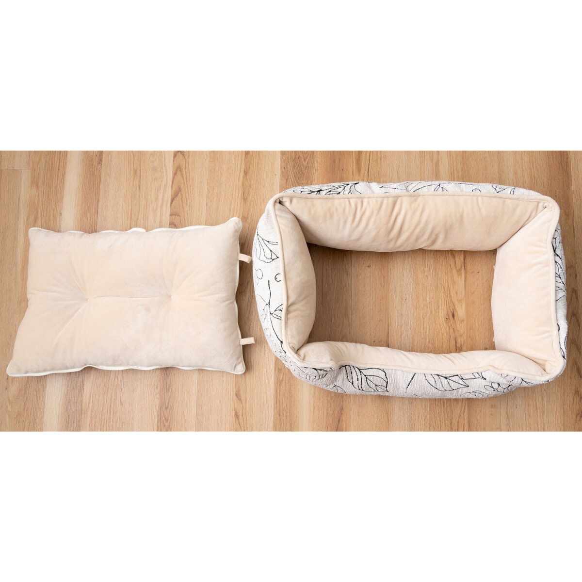 Square Pet Bed Bran M Size 2 Colors