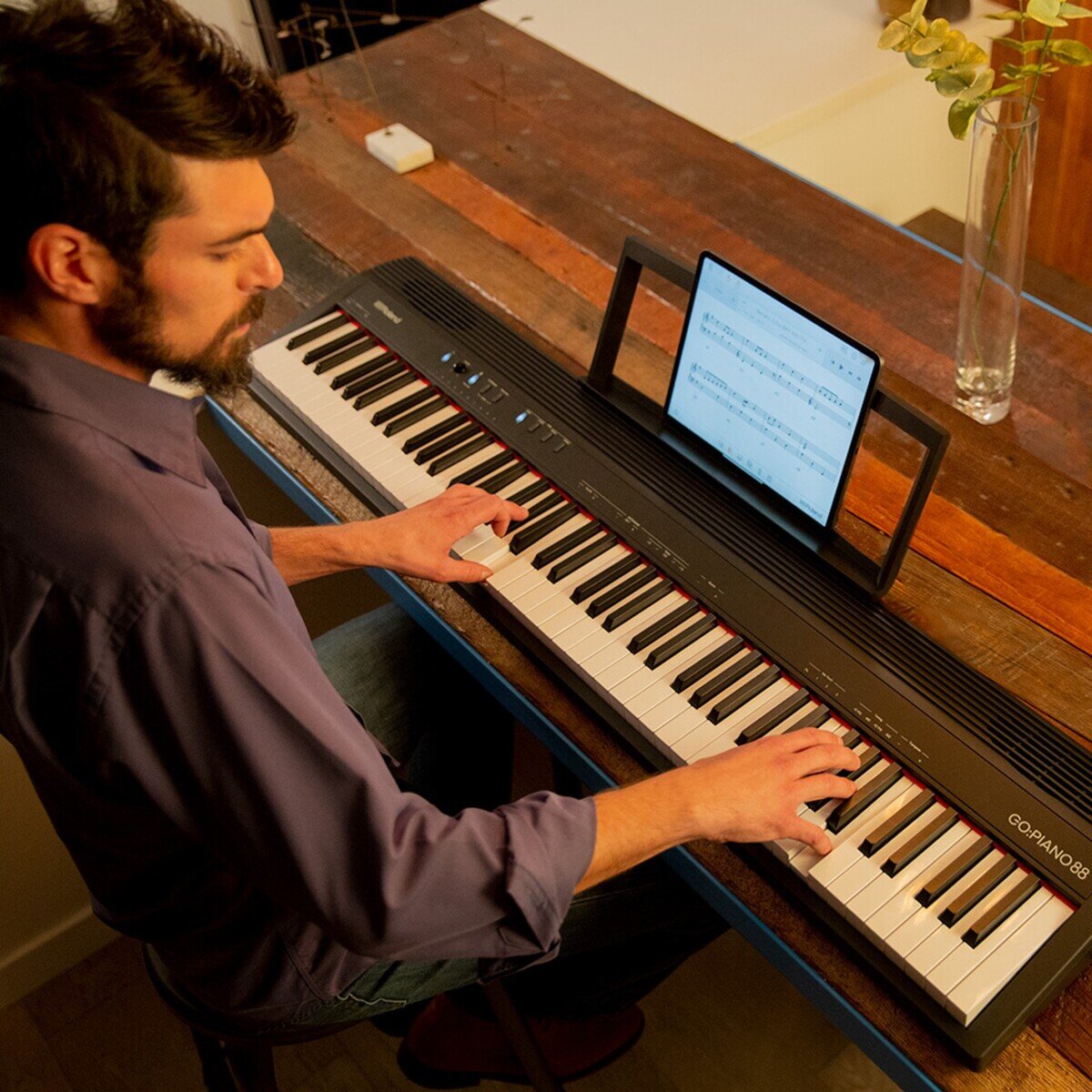 ROLAND ローランド 電子ピアノ キーボード GO:PIANO88 21年製