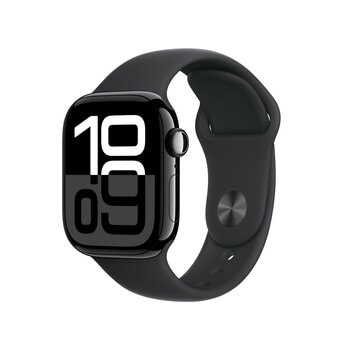 Apple Watch Series 10（GPSモデル）- 42mmジェットブラックアルミニウムケース