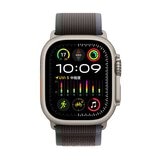 Apple Watch Ultra 2（GPS + Cellularモデル）- 49mmチタニウムケースとブルー/ブラックトレイルループ - S/M