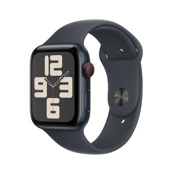 Apple Watch SE（GPS + Cellularモデル）- 44mmミッドナイトアルミニウムケース