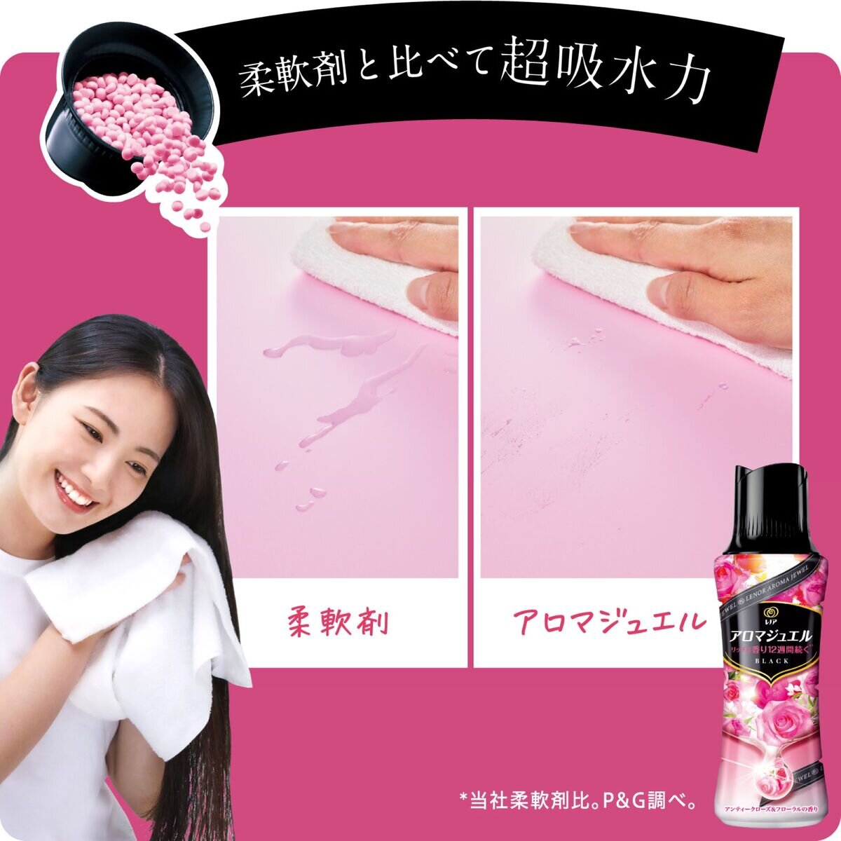 レノア アロマジュエル アンティークローズ＆フローラルの香り 詰め替え 1410 ml x 2