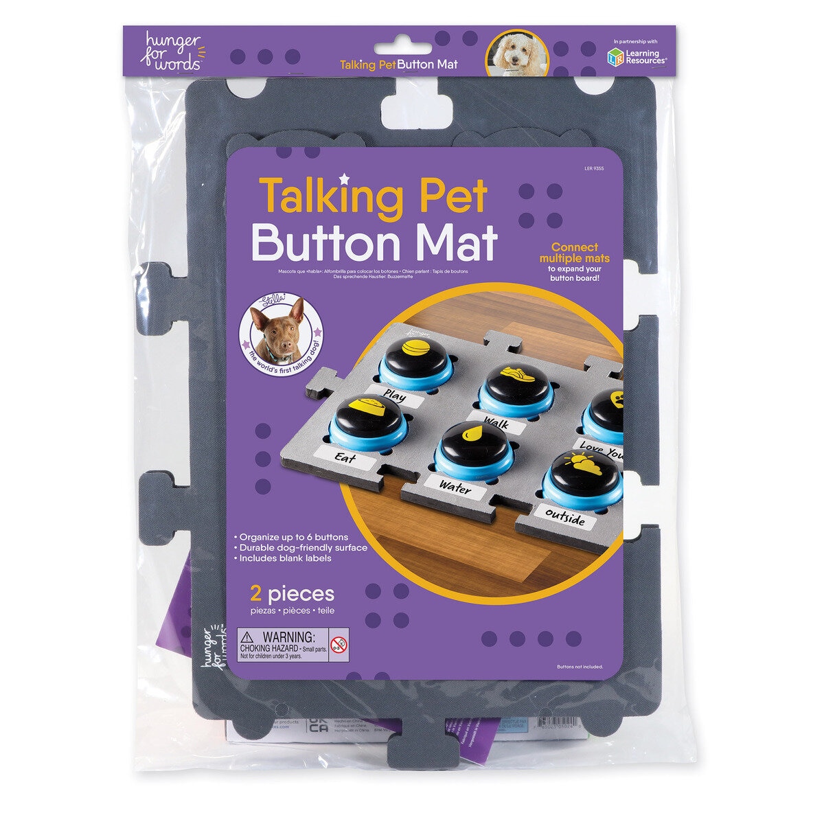 トーキングペット おしゃべり録音ボタン&おしゃべりボタン用マットセット