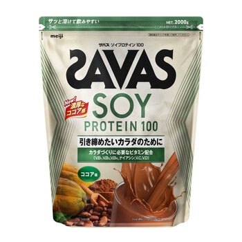ザバス ソイプロテイン100 ココア味 2000g ザバス ソイプロテイン100 ココア味 2000g
