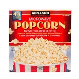 Kirkland Signature Microwave Popcorn 44 count 4.1kg