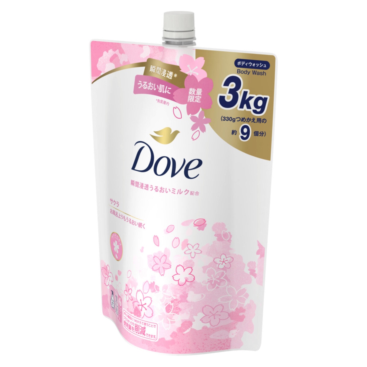 DOVE ボディウォッシュ さくら 詰替え用3㎏ | Costco Japan